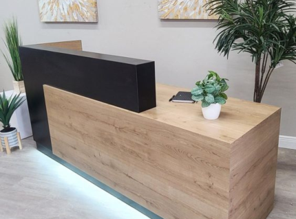 Wooden Reception Desk | Buy the Best Office Furniture in Pakistan at the Best Prices | office furniture near me | furniture near me