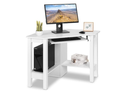 Costway Wooden Corner Desk | Buy the Best Office Furniture in Pakistan at the Best Prices | office furniture near me | furniture near me