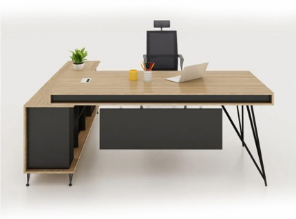 Woodex Smart Series L Shape Manager | Buy the Best Office Furniture in Pakistan at the Best Prices | office furniture near me | furniture near me