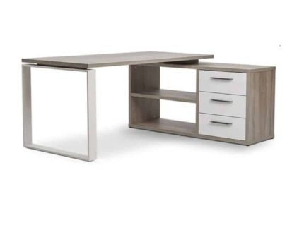 Sleek L Shape Desk | Office Furniture | Furniture near me | Furniture Store near me | Furniture market near me | office furniture near me