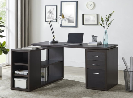 Ariel L Shaped Office Desk with Storage | Office Furniture | Furniture near me | Furniture Store near me | Furniture market near me | office furniture near me