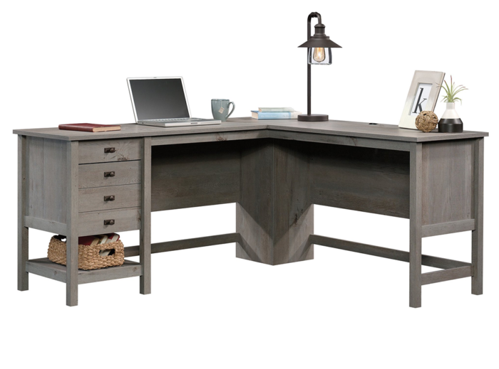 L-Shaped Desk in Mystic | Office Furniture | Furniture near me | Furniture Store near me | Furniture market near me | office furniture near me