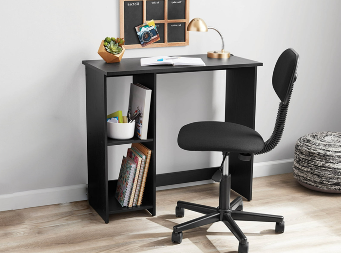 Small Space Writing Desk with 2 Shelves | Office Furniture | Furniture near me | Furniture Store near me | Furniture market near me | office furniture near me