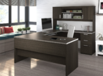 U Shaped Desk in Dark Chocolate | Office Furniture | Furniture near me | Furniture Store near me | Furniture market near me | office furniture near me