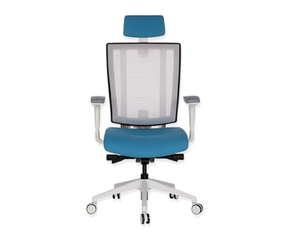 Promax-High Back Revolving Chair White Frame | Furniture near me | Furniture Store near me | Furniture market near me | office furniture near me