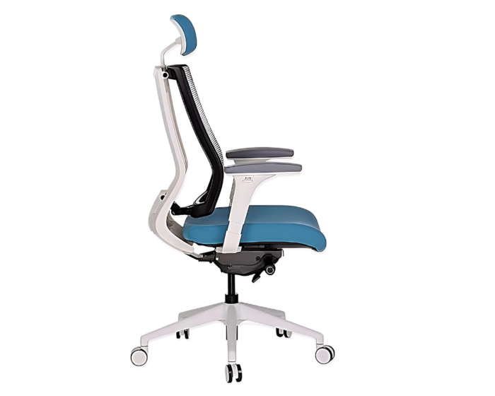 Promax-High Back Revolving Chair White Frame | Furniture near me | Furniture Store near me | Furniture market near me | office furniture near me