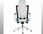 Promax-High Back Revolving Chair White Frame | Furniture near me | Furniture Store near me | Furniture market near me | office furniture near me