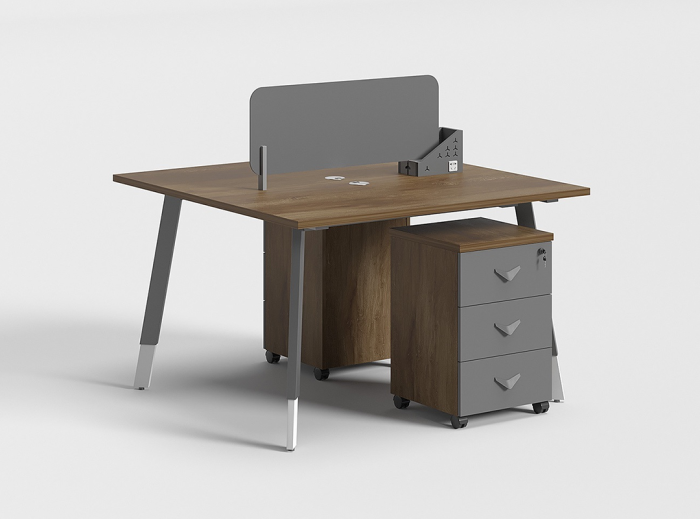 2 Seats Workstation Desk with Drawer | Furniture near me | Furniture Store near me | Furniture market near me | office furniture near me