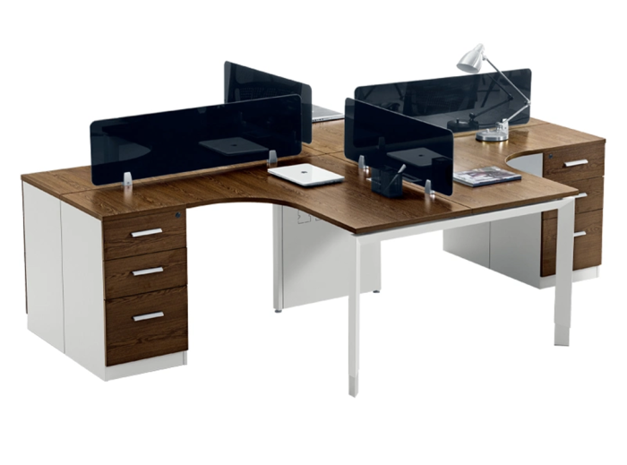 3 Person Office Workstation Table Cubicle | Furniture near me | Furniture Store near me | Furniture market near me | office furniture near me