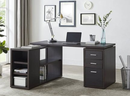 Ariel L Shaped Office Desk with Storage | Furniture near me | Furniture Store near me | Furniture market near me | office furniture near me