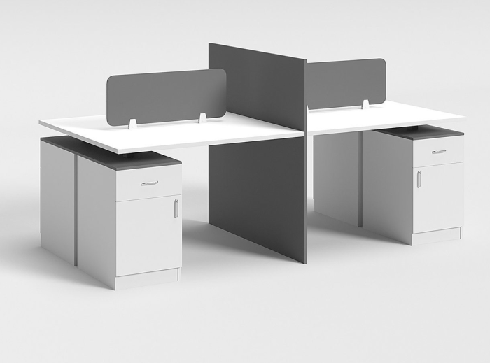 Desk 4 Seats with Drawers | Furniture near me | Furniture Store near me | Furniture market near me | office furniture near me