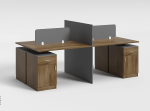 Desk 4 Seats with Drawers | Furniture near me | Furniture Store near me | Furniture market near me | office furniture near me