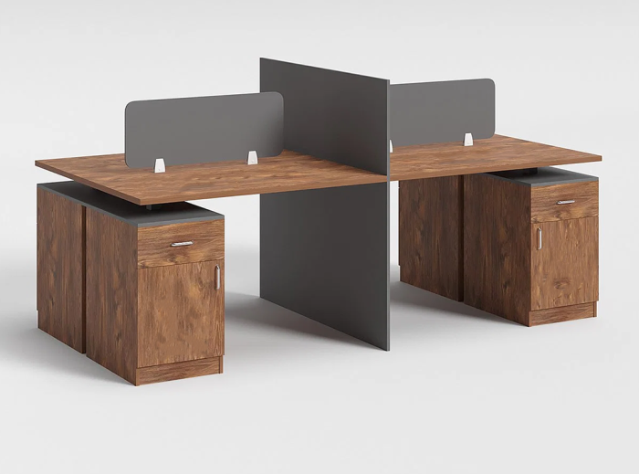 Desk 4 Seats with Drawers | Furniture near me | Furniture Store near me | Furniture market near me | office furniture near me