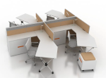 Desk for Office with 4 Person | Furniture near me | Furniture Store near me | Furniture market near me | office furniture near me