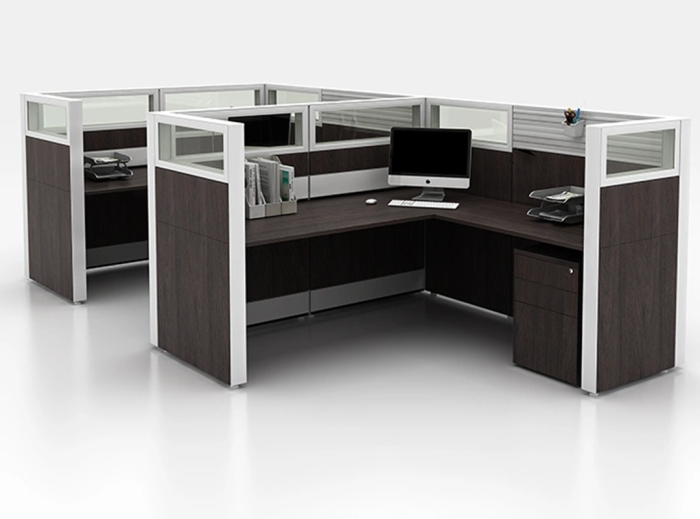 Workstation Sound Proof Small Single Semi Circle Desk | Furniture near me | Furniture Store near me | Furniture market near me | office furniture near me