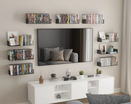 Bookshelf with Buro Hanger Cubicle Hooks | Office Furniture | Furniture near me | Furniture Store near me | Furniture market near me | office furniture near me