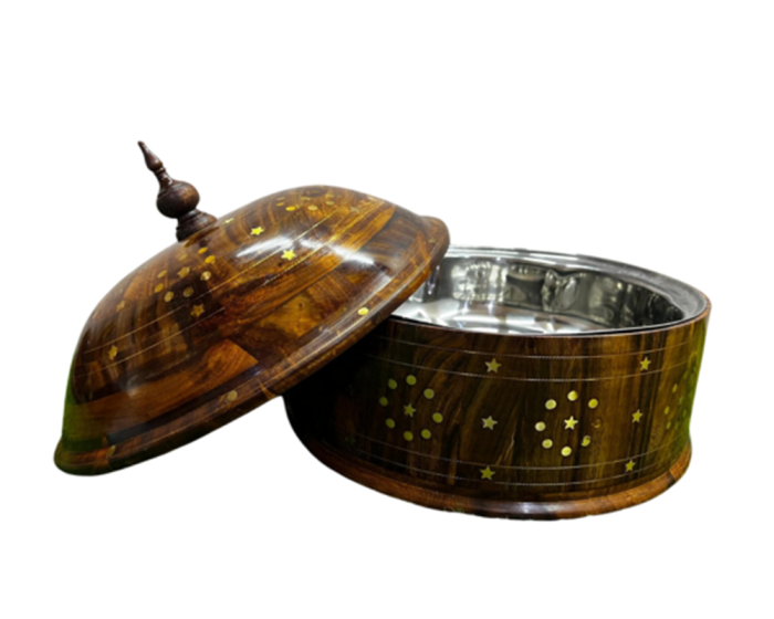 Hand-made wooden Hotpot | home accessories online | home accessories store