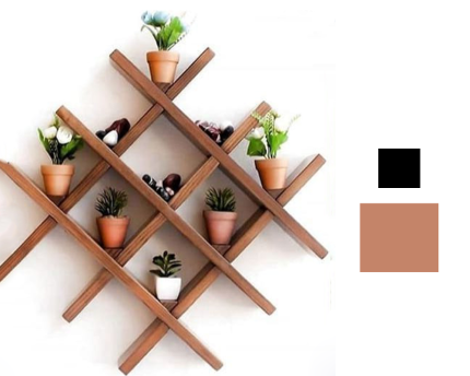 Indoor Wall Hanging Wooden Square Wall Shelve | home wall art near me | | home accessories online | cheap home decor items online | decoration piece for home | decoration piece for wall | daraz wall decor | wall decoration piece