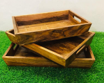 SERVING TRAY SET OF 3 | kitchen utensils online pakistan | kitchen accessories in lahore