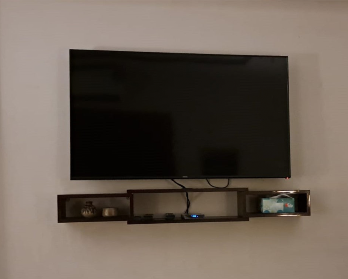 Space saving wall mounted tv console | home wall art near me | | home accessories online | cheap home decor items online | decoration piece for home | decoration piece for wall | daraz wall decor | wall decoration piece