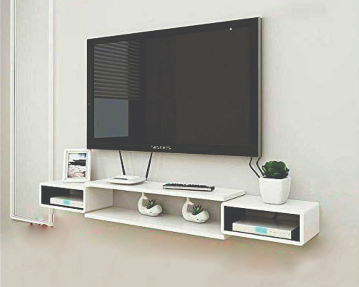 Space saving wall mounted tv console | home wall art near me | | home accessories online | cheap home decor items online | decoration piece for home | decoration piece for wall | daraz wall decor | wall decoration piece